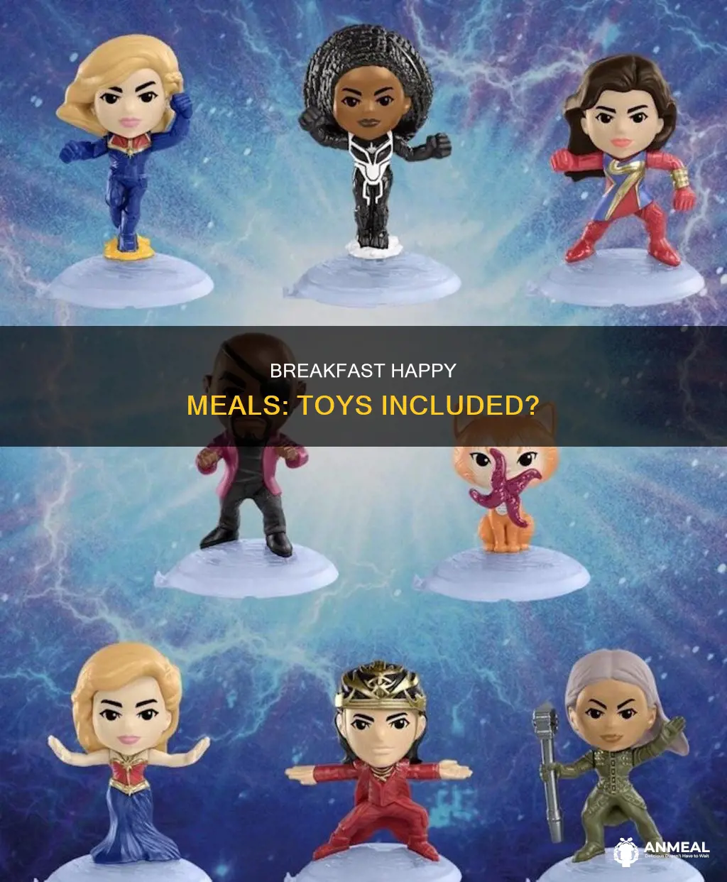 do breakfast happy meals come with toys