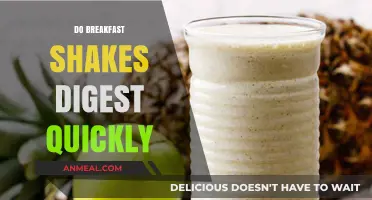 Quick Digestion: Do Breakfast Shakes Absorb Faster Than Solid Meals?
