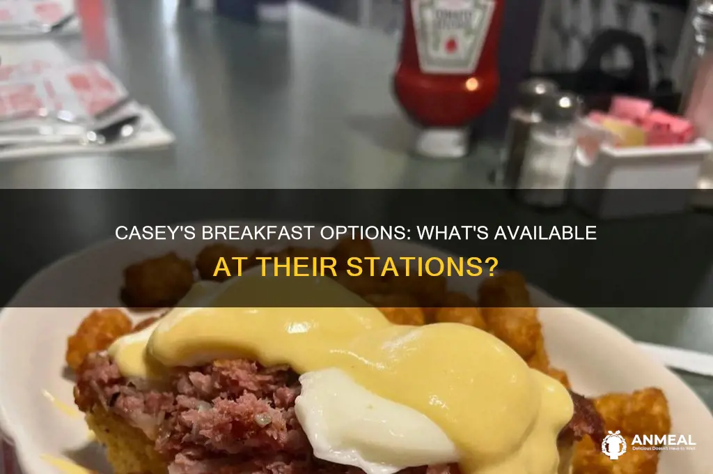 do caseys stations have breakfast