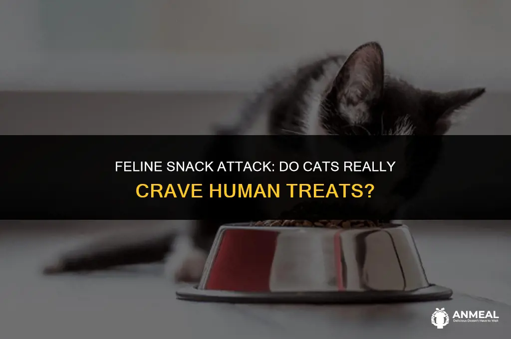 do cats eat human snacks