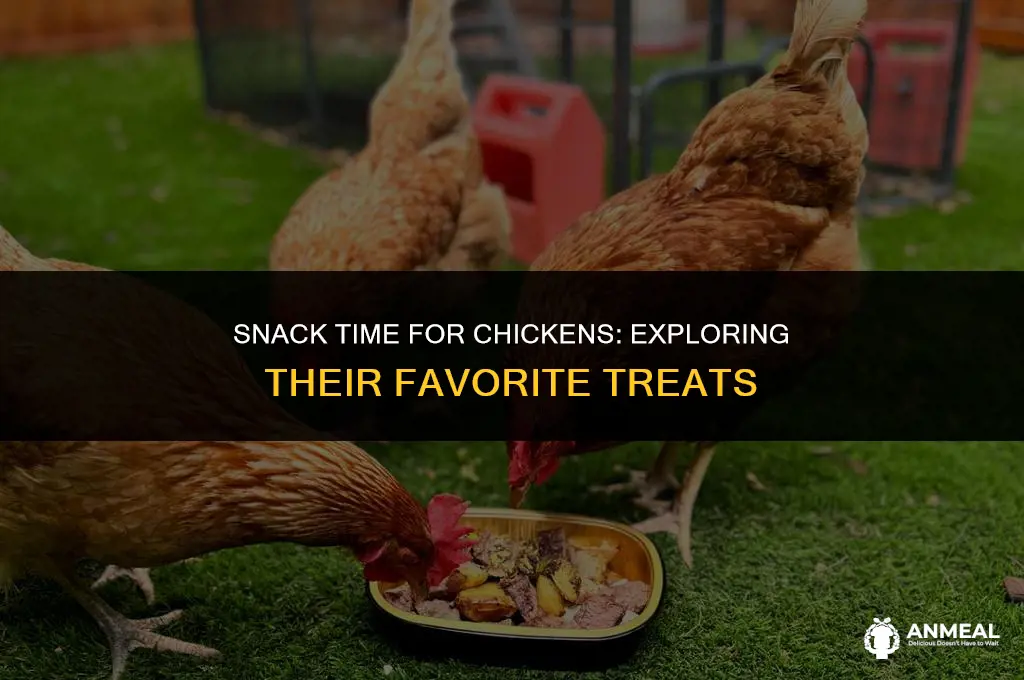 do chickens eat snacks