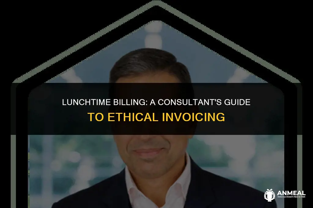 do consultants bill for lunch