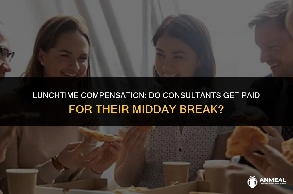 do consultants get paid for lunch