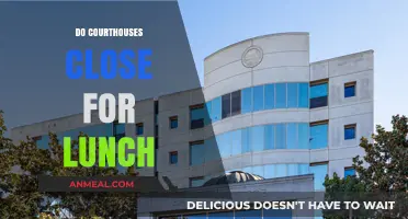 Do Courthouses Close for Lunch? Exploring Courthouse Lunch Breaks