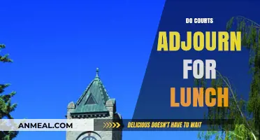 Do Courts Adjourn for Lunch? Understanding Courtroom Procedures