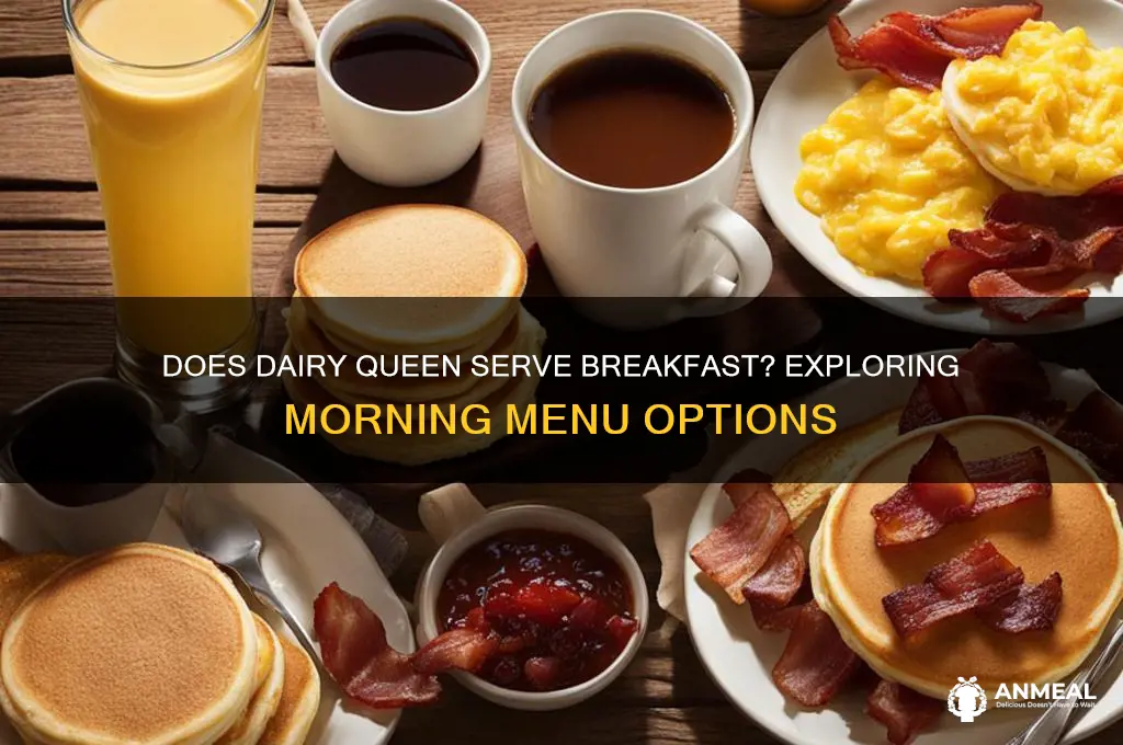 do dairy queen sell breakfast