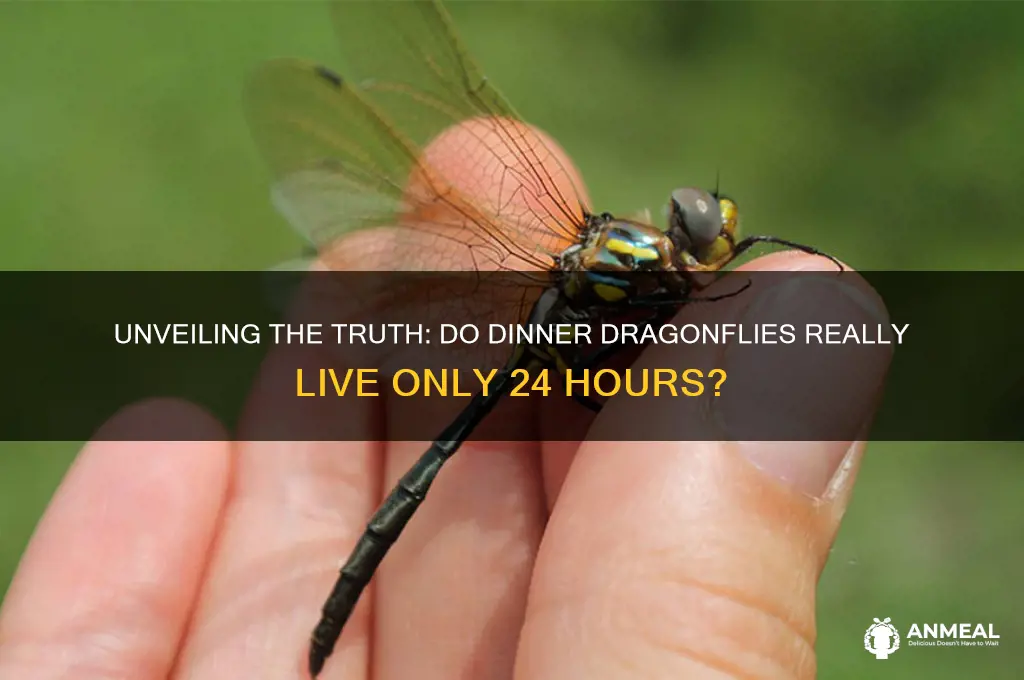 do dinner dragonfly only live for24