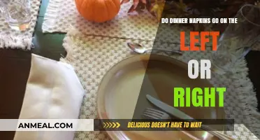 Left or Right: The Ultimate Guide to Dinner Napkin Placement