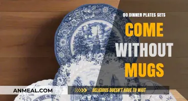 Dinner Plate Sets Without Mugs: Are They Available?