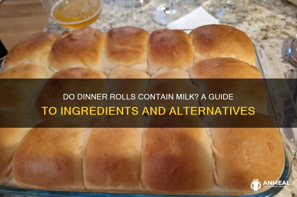 do dinner rolls have milk