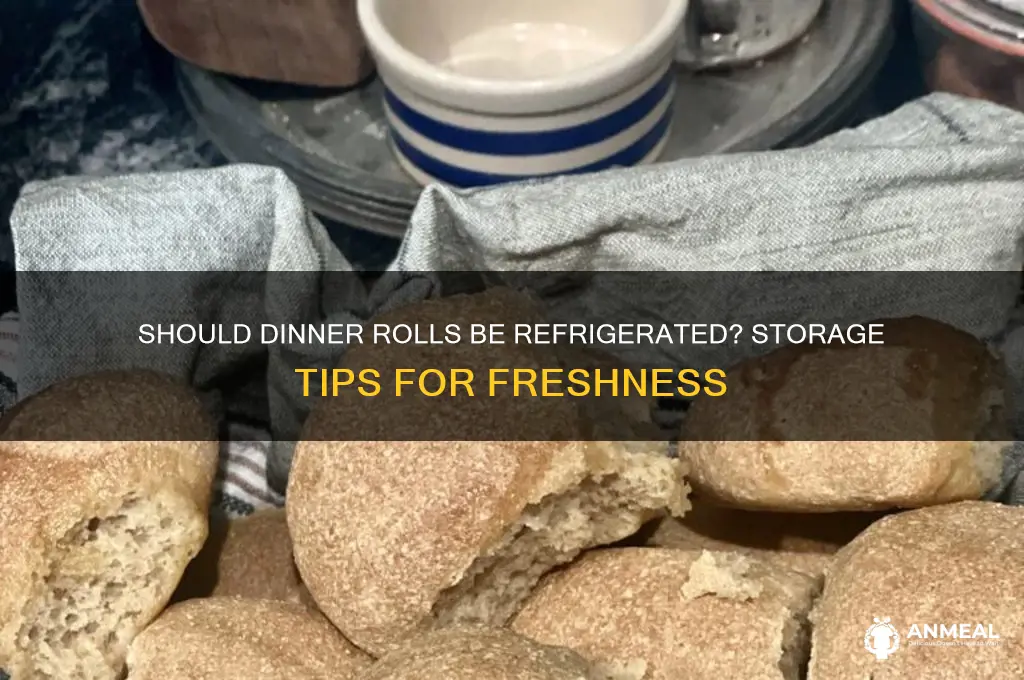 do dinner rolls need to be refrigerated