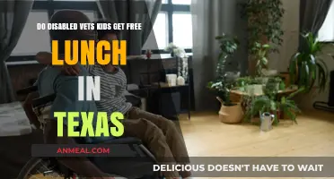 Free Lunch Benefits for Disabled Veterans' Children in Texas