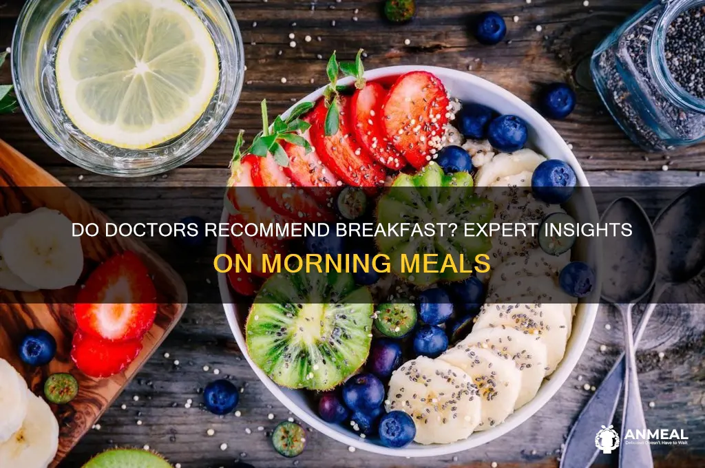 do doctors recommend breakfast