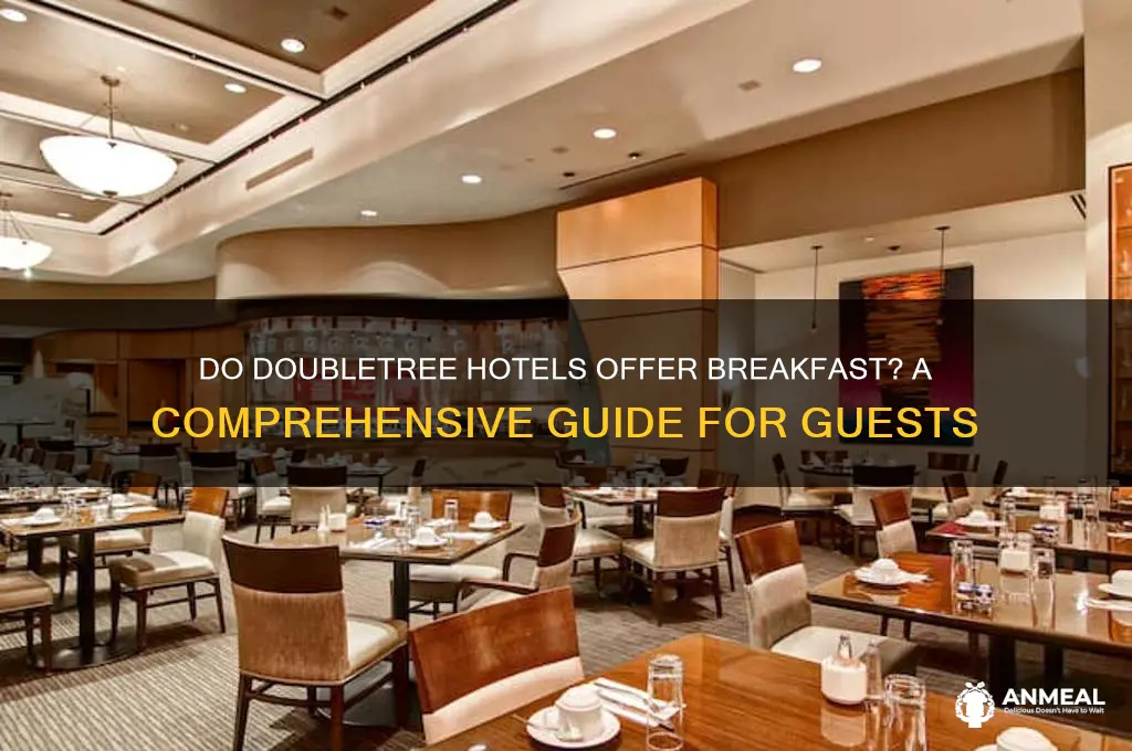 do doubletree hotels have breakfast