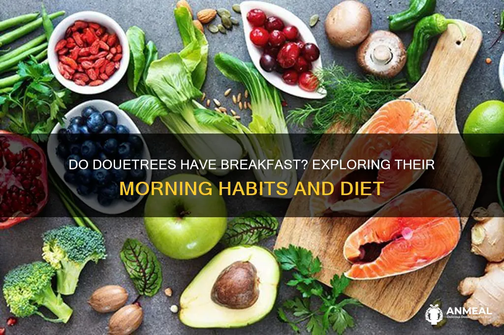 do douetrees have breakfast
