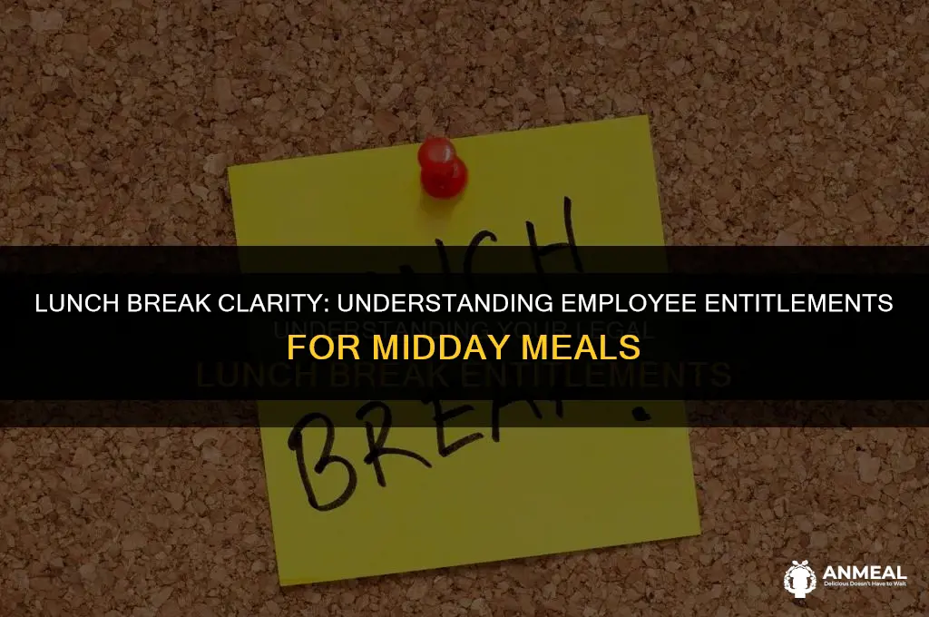 do employees get lunch 4 hour