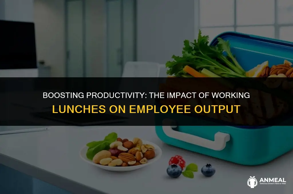 do employees who work through lunch produce more