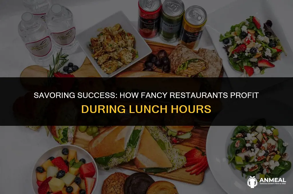 do fancy restaurants profit during lunch