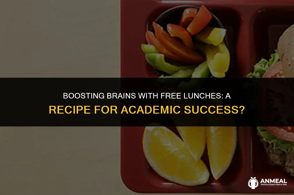 do free lunches improve student test scores