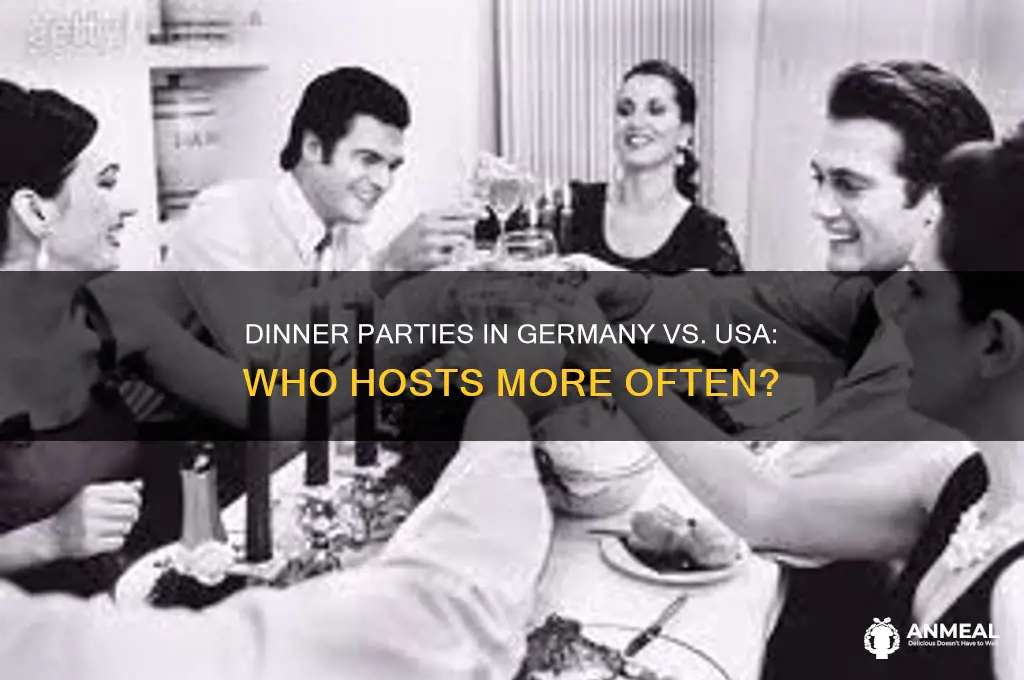 do germans have more dinner parties than americans