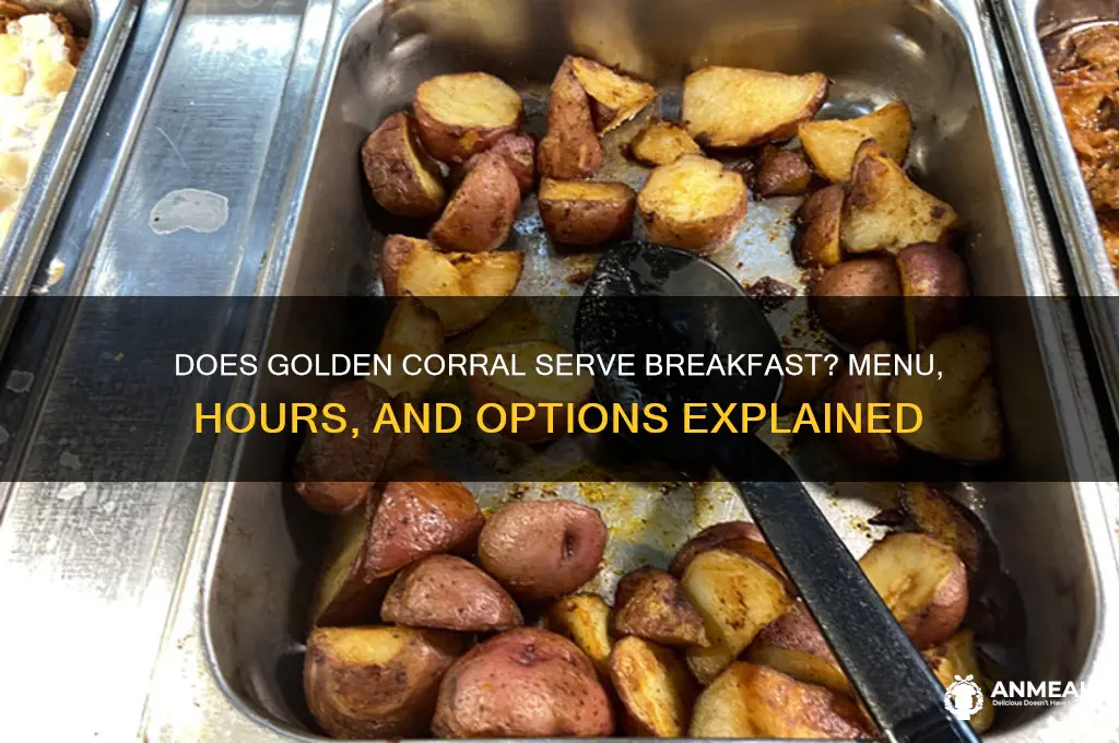 do golden corral have breakfast