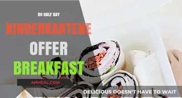 Kindergarten Breakfast: Does Half-Day Offer Morning Meals?