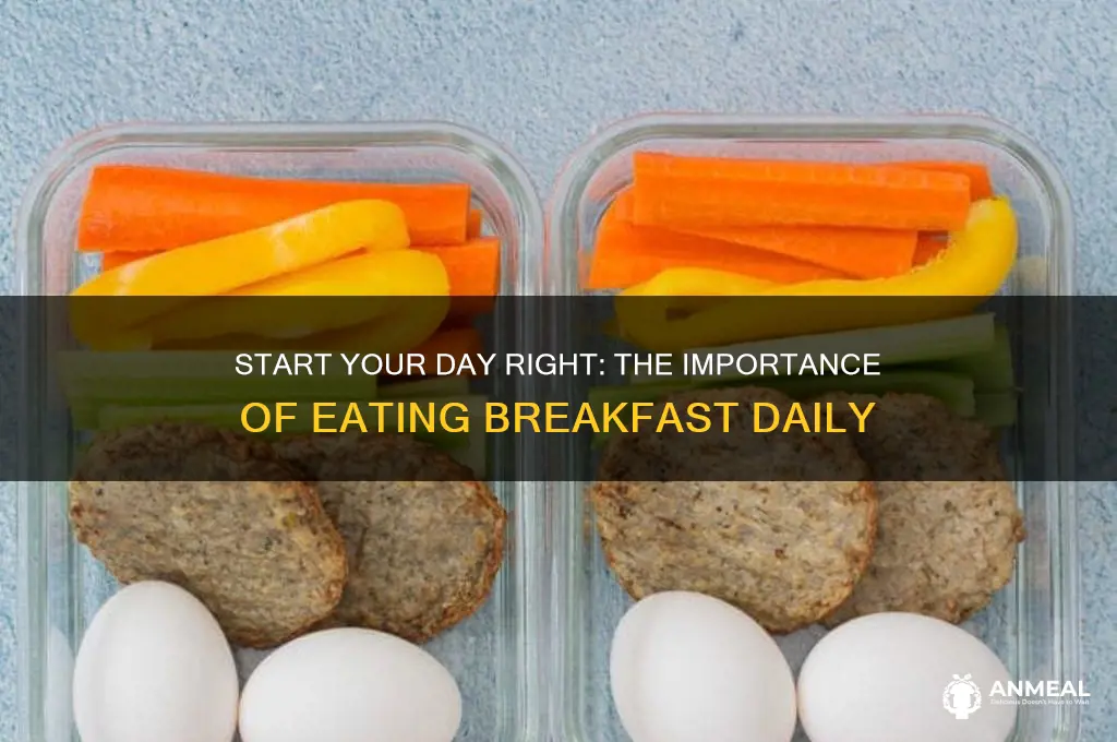 do have your breakfast