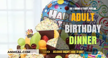 Should You Bring a Gift to an Adult Birthday Dinner?