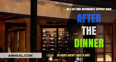 Can You Recover a Non-Refundable Dinner Deposit? Here's What to Know