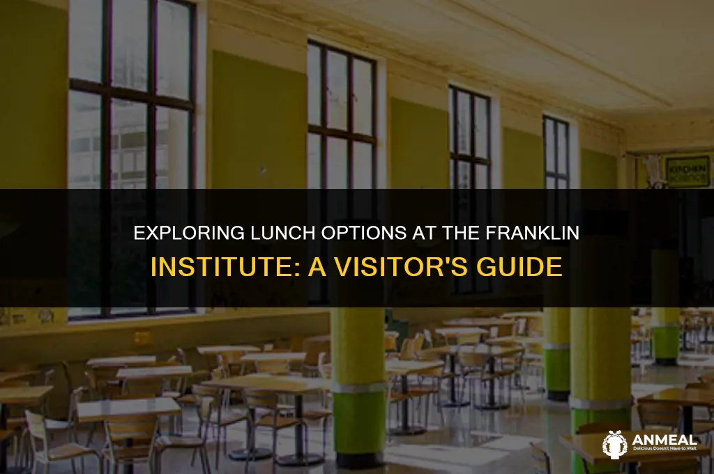 do i have to buy lunch at the franklin institute