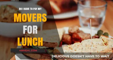 Should You Cover Your Movers' Lunch Breaks? A Guide for Homeowners