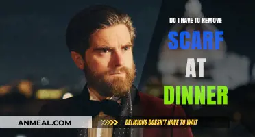 Scarf Etiquette: To Remove or Not at Dinner?