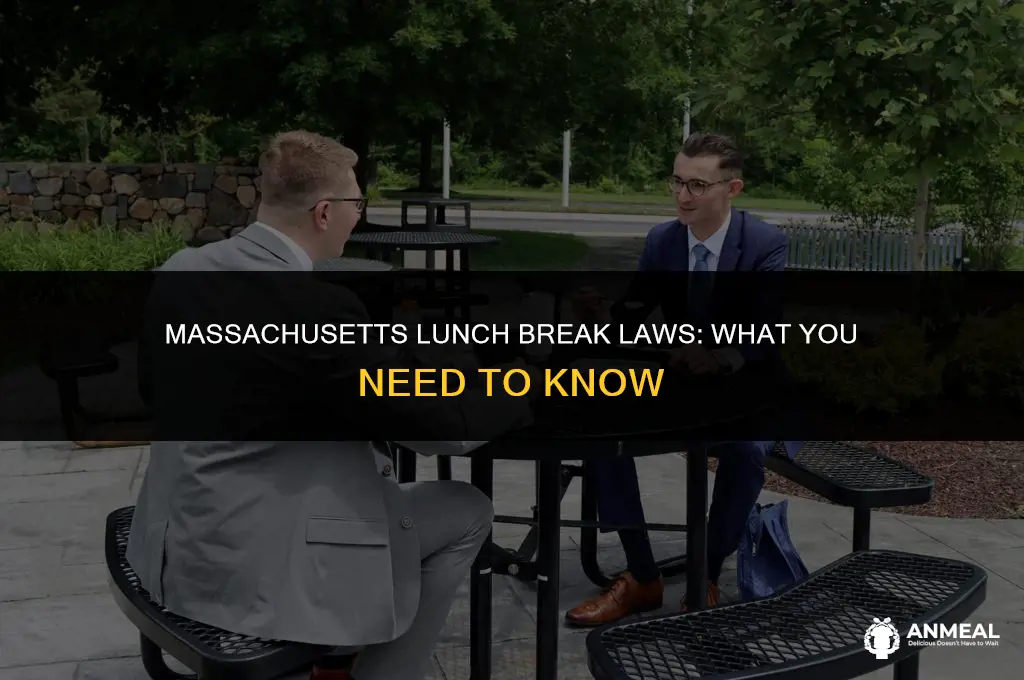 do i have to take a lunch massachusetts