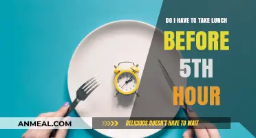 Optimal Lunch Timing: Should You Eat Before the 5th Hour?