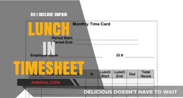 Should Unpaid Lunch Breaks Be Included on Your Timesheet?