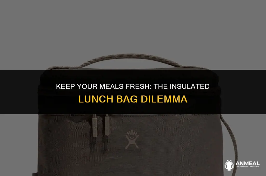 do i need a insulated lunch bag