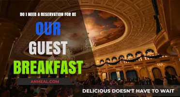 Reservations for Be Our Guest Breakfast: Are They Necessary?