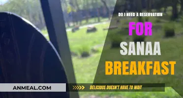 Make a Reservation for Sanna's Breakfast?
