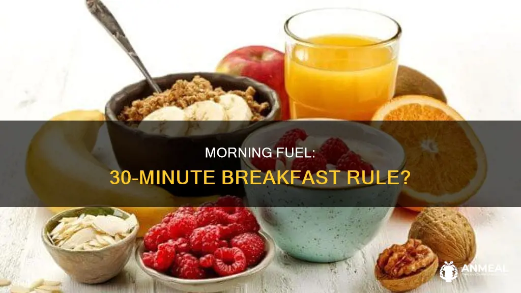 do i need breakfast within 30 minutes