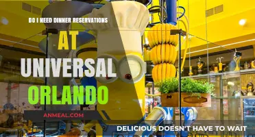 Universal Orlando Dining: Are Reservations Necessary for Your Visit?