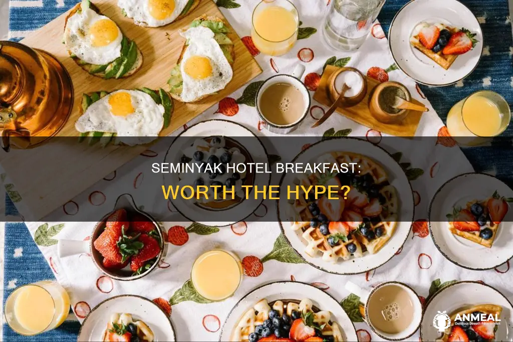 do i need hotell breakfast in seminyak