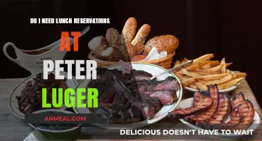 Savoring Steakhouse Splendor: Lunch Reservations at Peter Luger?