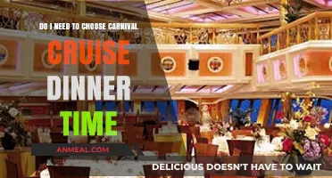 Choosing Carnival Cruise Dinner Time: Essential or Optional?