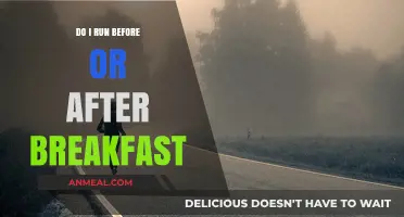 Running on Empty? Pre- or Post-Breakfast Runs