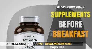 Activated Charcoal Supplements: Before Breakfast?