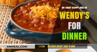 Sloppy Joes vs. Wendy's: Deciding Tonight's Dinner Dilemma