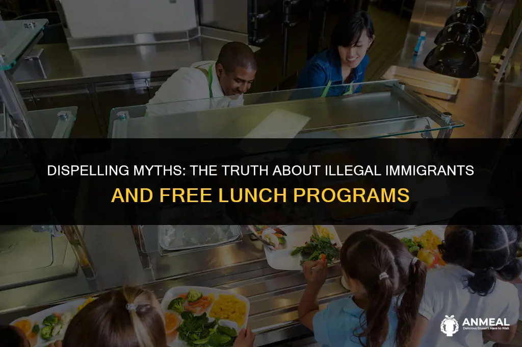 do illegal immigrantsget free lunch