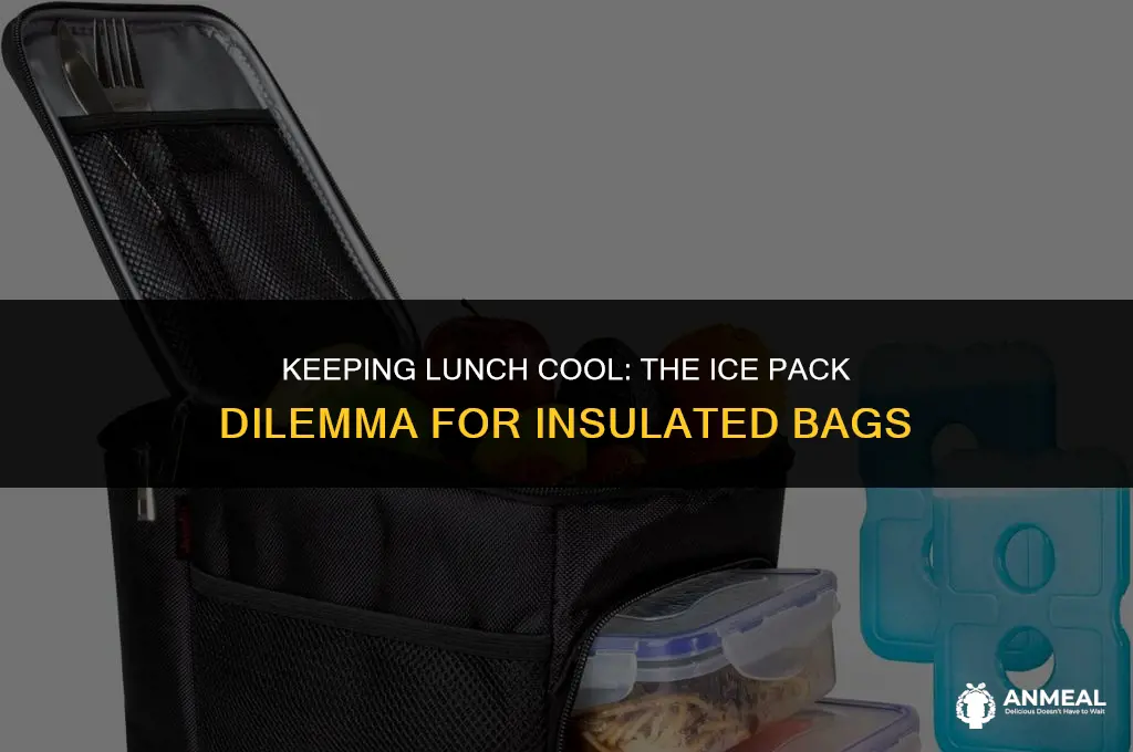 do insulated lunch bags need ice packs