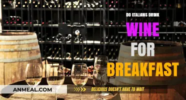 Italians and Wine: A Breakfast Beverage?