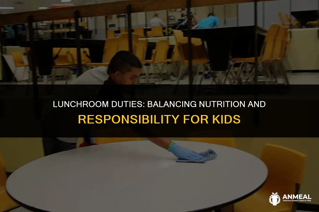 do kids thst cabt aggird lunch have to clean